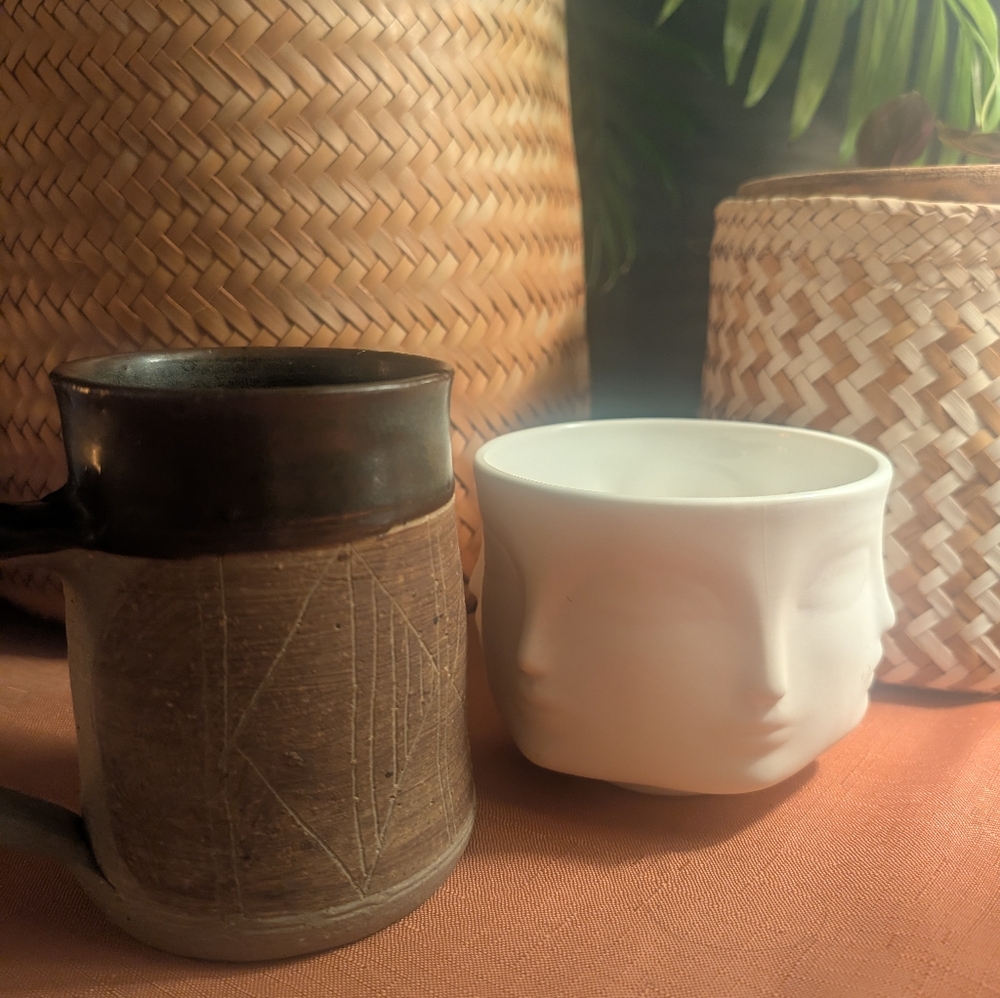 White Porcelain Bowl/Planter By Jonathan Adler - Picture 2 of 4